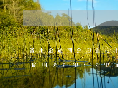 备用金逾期会扣银行卡里面的钱吗-备用金逾期会扣银行卡里面的钱吗安全吗
