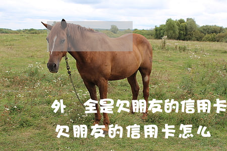 外債全是欠朋友的信用卡怎么辦-外債全是欠朋友的信用卡怎么辦呢