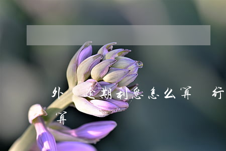外幣逾期利息怎么算(銀行逾期還款利息怎么算)