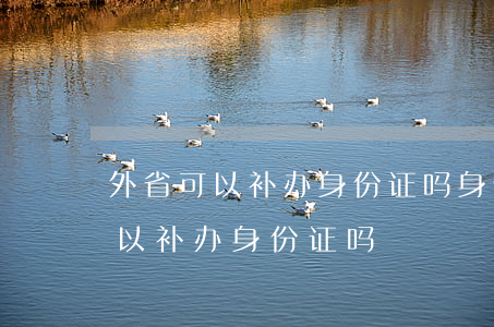 外省可以补办身份证吗(身份证丢失在外省可以补办身份证吗)