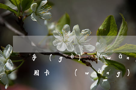 多個(gè)網(wǎng)貸逾期能辦信用卡嗎 網(wǎng)貸逾期可以辦信用卡么