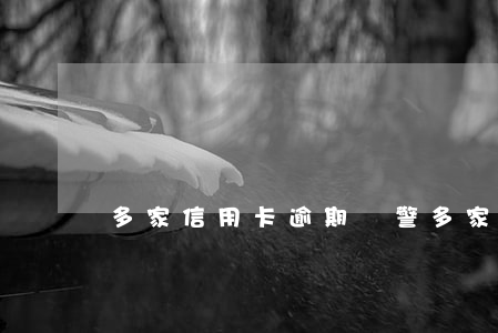 多家信用卡逾期報警(多家信用卡逾期報警)