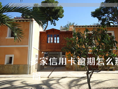 多家信用卡逾期怎么辦 6張信用卡逾期怎么辦