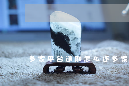 多家平台逾期怎么还(多家平台逾期怎么还款)