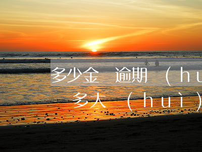 多少金額逾期會(huì)起訴(貸款逾期金額多大會(huì)被起訴)