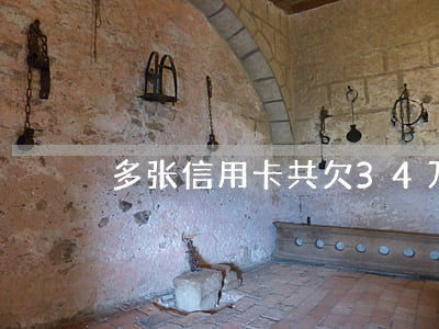多张信用卡共欠34万如何偿还-
