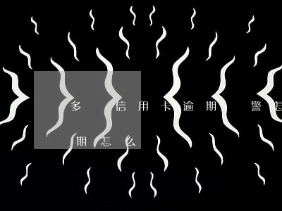 多張信用卡逾期報警怎么辦(很多張信用卡逾期怎么辦)