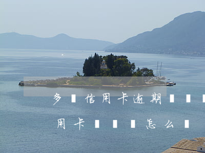 多張信用卡逾期沒錢還怎么辦 欠多家銀行信用卡沒錢還怎么辦