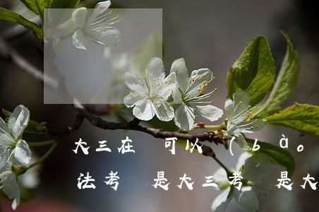 大三在讀可以報(bào)考司法考試嗎(司法考試是大三考還是大四考)