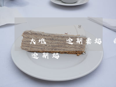 大地時貸逾期要起訴我怎么辦(大地時貸貸款逾期起訴)