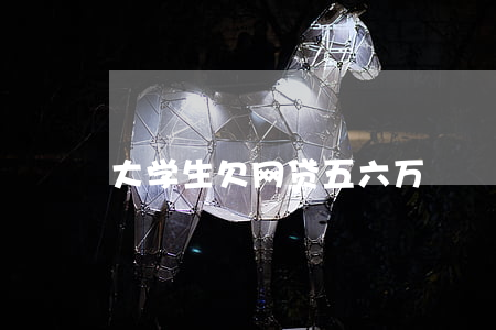 大学生欠网贷五六万