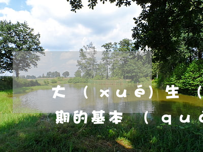 大學(xué)生實(shí)習(xí)期的基本權(quán)益有哪些
