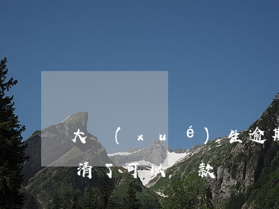 大學(xué)生逾期了還能貸款嗎(逾期還清了可以貸款嗎)
