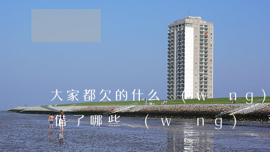 大家都欠的什么網(wǎng)貸-大家都借了哪些網(wǎng)貸平臺(tái)