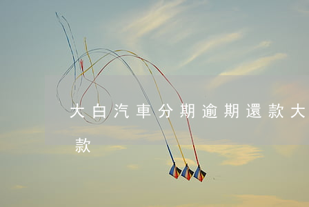 大白汽車分期逾期還款(大白汽車分期逾期還款)