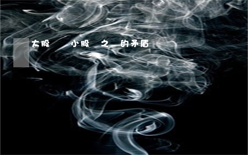 大股東與小股東之間的矛盾