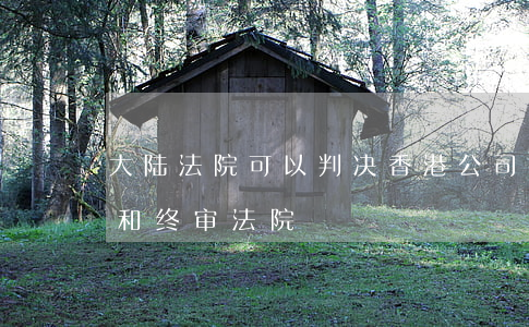 大陆法院可以判决香港公司吗(香港高等法院和终审法院)