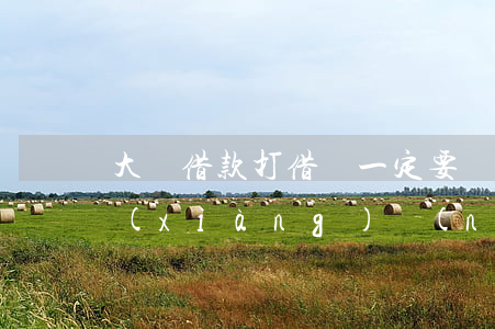 大額借款，打借條一定要寫(xiě)明5項(xiàng)內(nèi)容(附典型案例)