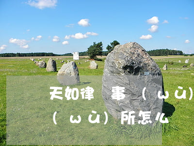 天如律師事務(wù)所(北京天成律師事務(wù)所怎么樣)
