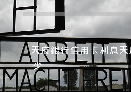 天府銀行信用卡利息(天府銀行活期利息是多少)