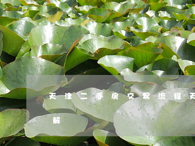 天津二手房交易流程(天津二手房交易流程詳解)