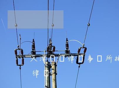 天津債務律師事務所排行（天津債權債務專常律師）
