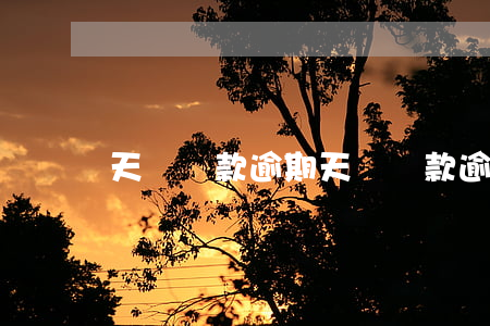 天貓貸款逾期(天貓貸款逾期會影響信用卡嗎)