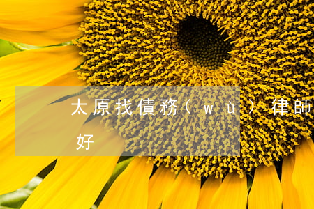 太原找債務(wù)律師誰(shuí)家好