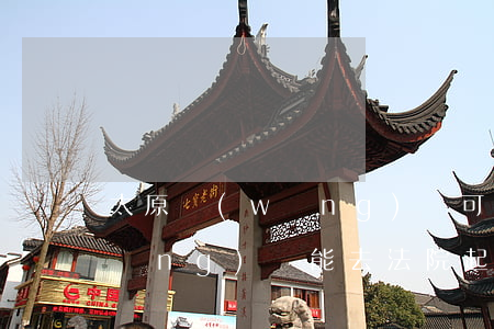 太原網(wǎng)貸可以起訴嗎-網(wǎng)貸能去法院起訴嗎