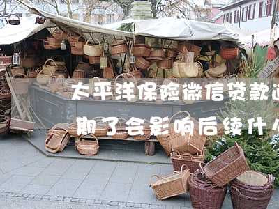 太平洋保险微信贷款逾期(太平洋保险贷款逾期了会影响后续什么情况)