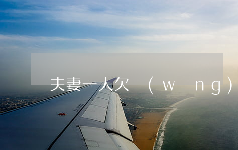 夫妻一人欠網(wǎng)貸逾期上失信