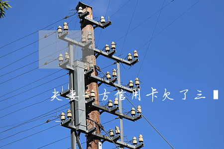 夫妻一方信用卡欠了三萬(wàn)怎么辦-