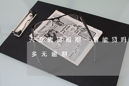 夫妻房贷逾期一方能贷吗(夫妻买房一方网贷多无逾期)