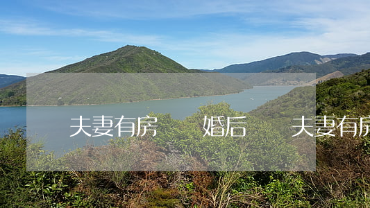 夫妻有房貸離婚后過戶(夫妻有房貸離婚后過戶)