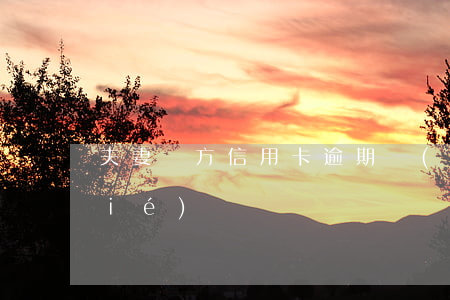 夫妻雙方信用卡逾期會(huì)凍結(jié)嗎