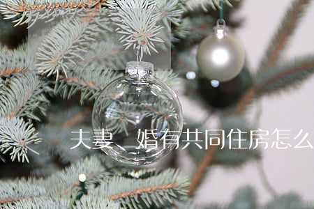 夫妻離婚有共同住房怎么辦