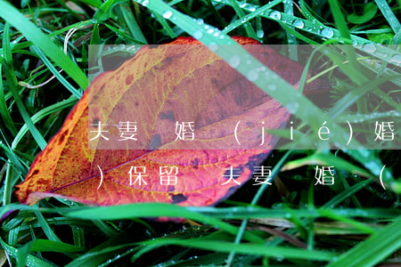 夫妻離婚結(jié)婚證可以繼續(xù)保留嗎(夫妻離婚結(jié)婚證收回嗎)
