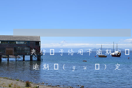 央行關于信用卡逾期的規(guī)定(銀行逾期規(guī)定)