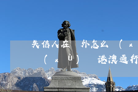 失信人在國外怎么續(xù)簽(失信人可以續(xù)簽港澳通行證嗎)