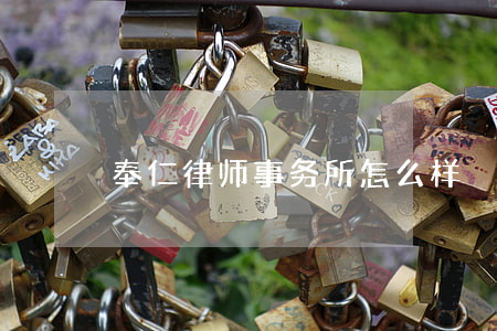 奉仁律师事务所怎么样