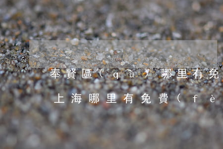 奉賢區(qū)哪里有免費(fèi)律師(上海哪里有免費(fèi)律師咨詢)