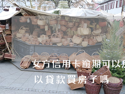 女方信用卡逾期可以房貸嗎(有信用卡逾期可以貸款買房子嗎)