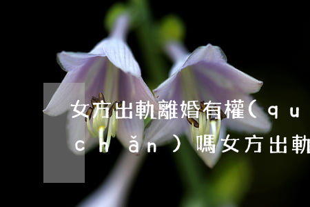 女方出軌離婚有權(quán)利分家產(chǎn)嗎(女方出軌有證據(jù)離婚可以分男方的財(cái)產(chǎn)嗎)