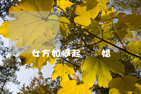 女方如何起訴離婚