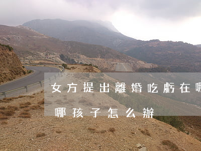 女方提出離婚吃虧在哪(女方提出離婚吃虧在哪孩子怎么辦)