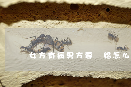 女方有病男方要離婚怎么辦