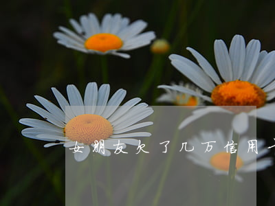 女朋友欠了几万信用卡要不要还-