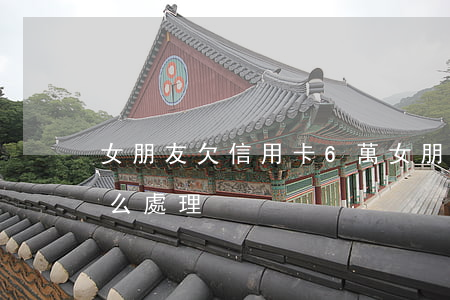 女朋友欠信用卡6萬(女朋友欠信用卡6萬怎么處理)