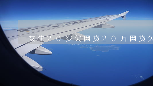 女生20岁欠网贷20万(网贷欠款20万)