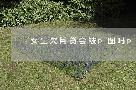女生欠网贷会被p图吗(p图网贷公安管不管)